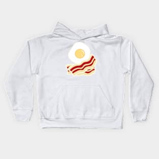 Bacon and eggs Kids Hoodie